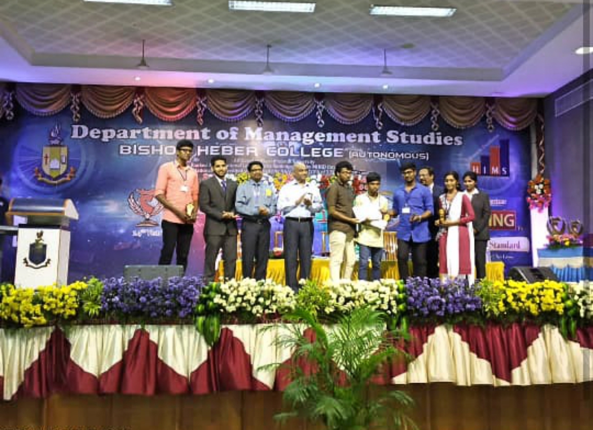 FIRST PRIZE IN FIRMA'18  - by BISHOP HEBER INSTITUTE OF MANAGEMENT STUDIES,TRICHY
